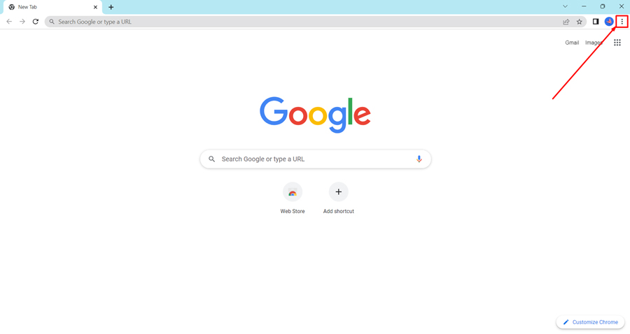 Customize and Control Google Chrome Button