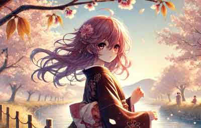 anime girl before using upscale tool