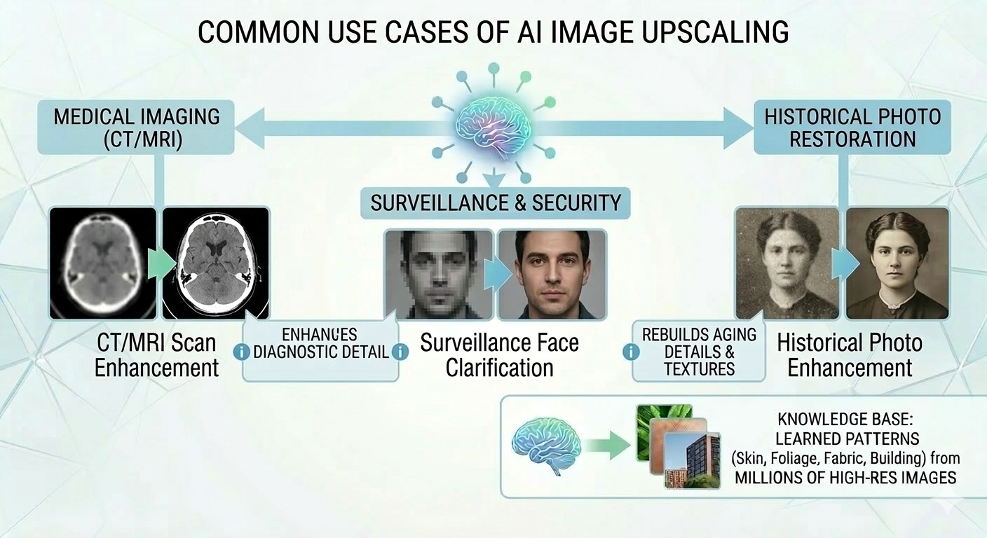 Common Use Cases of AI Image Upscaling