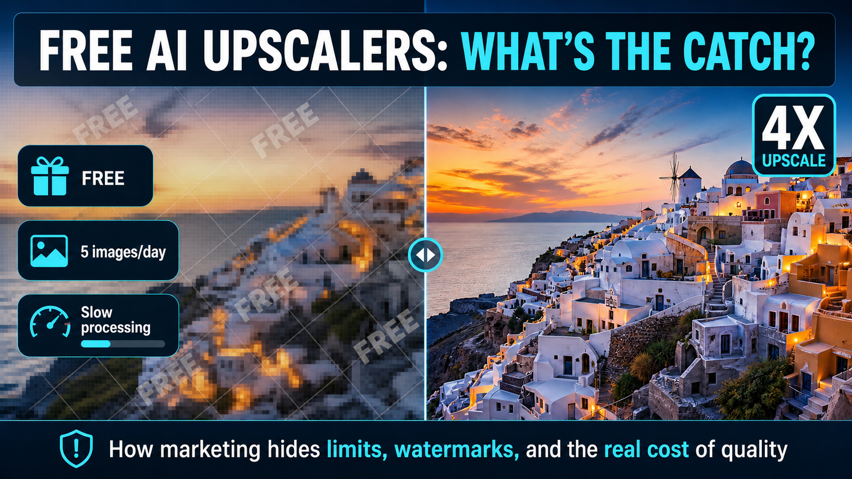 The Reality Behind “Free” AI Image Upscalers