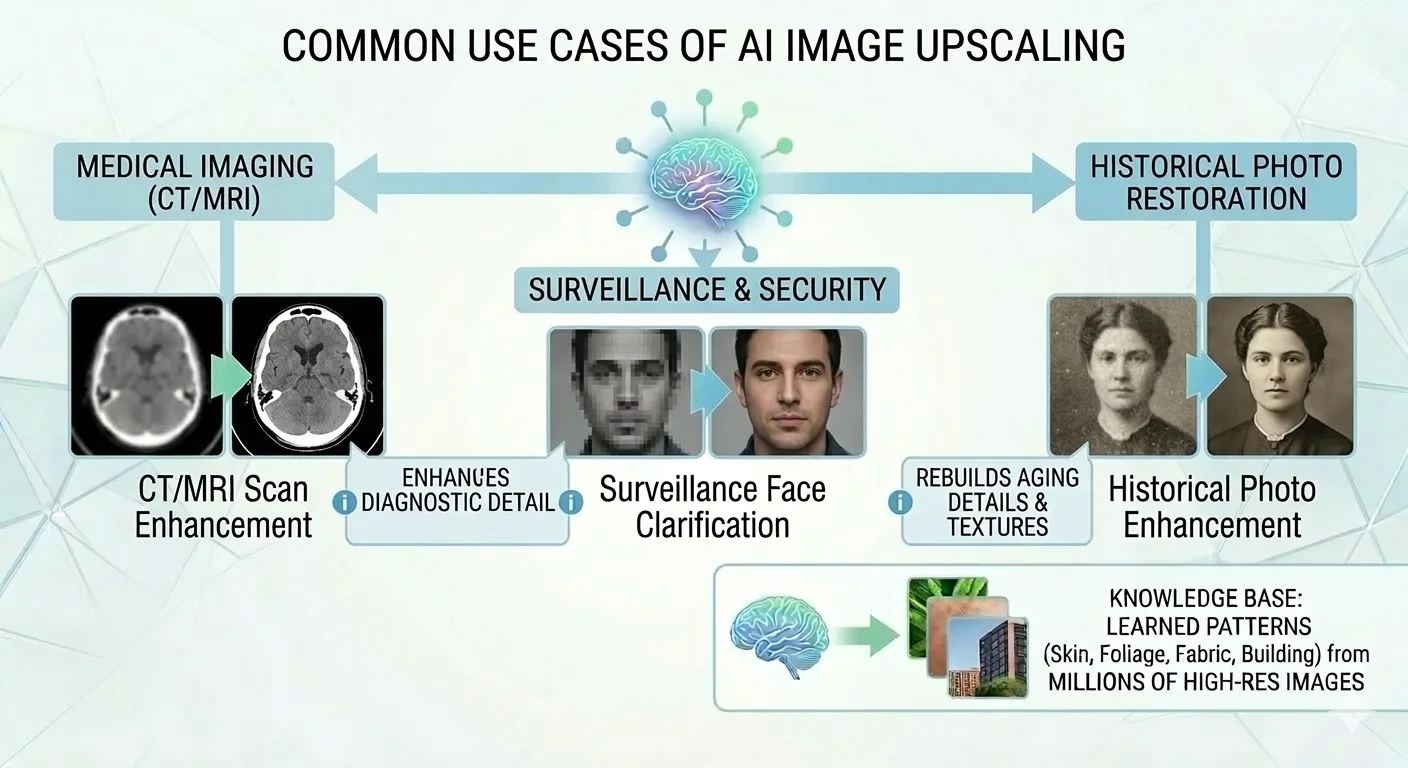 Common Use Cases of AI Image Upscaling