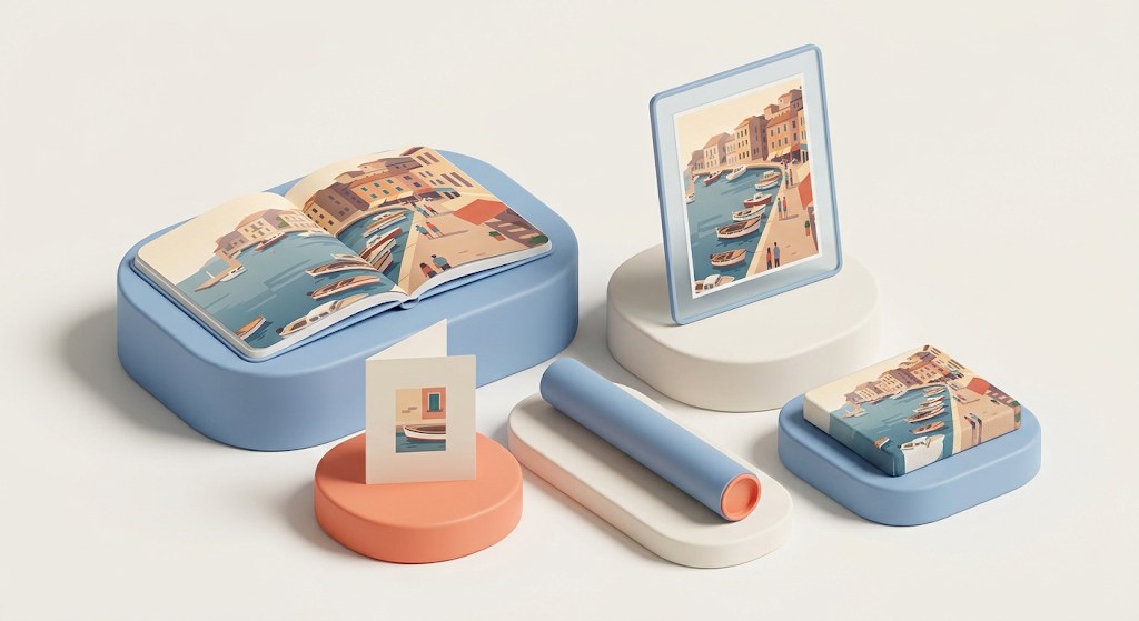 Print-ready resolution for photo books, cards, posters and canvas